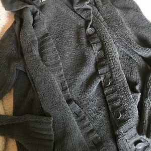 plush cardigan